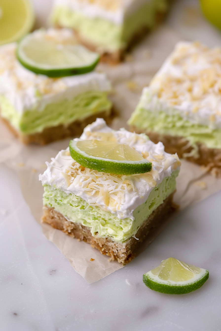 Starbucks Lime Frosted Coconut Bars Recipe