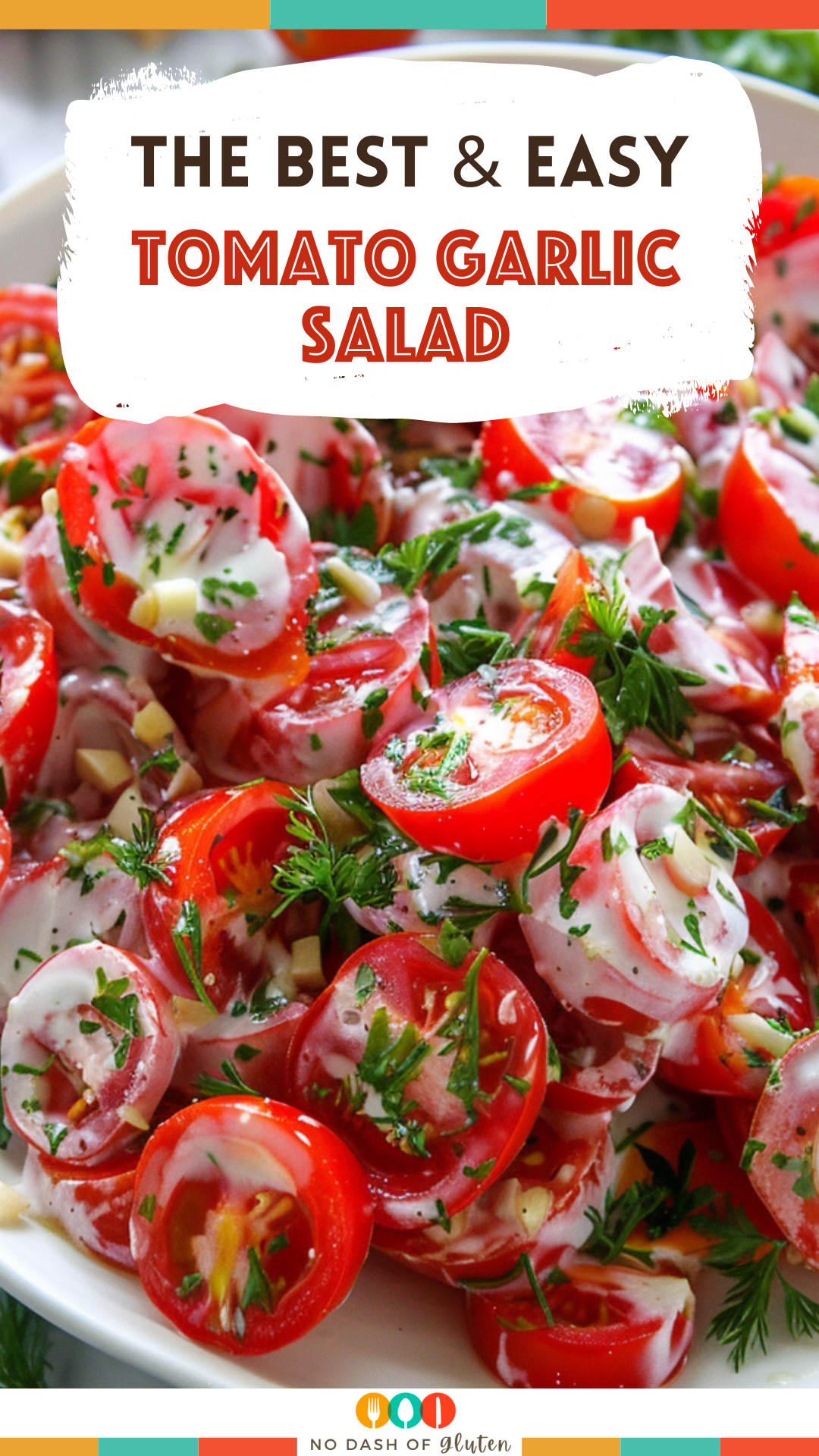 Tomato Garlic Salad Recipe