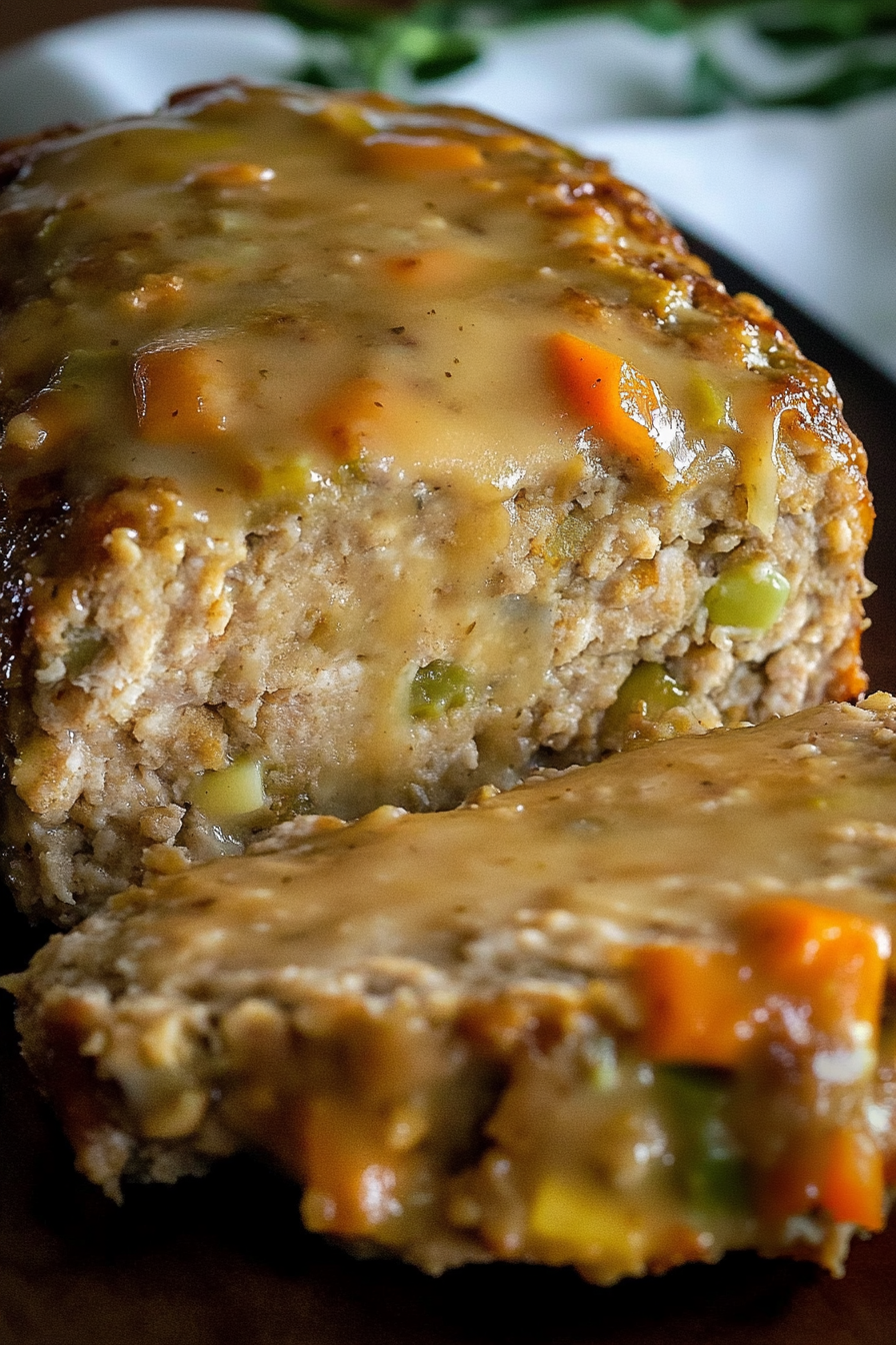 Homemade Turkey Stuffing Meatloaf