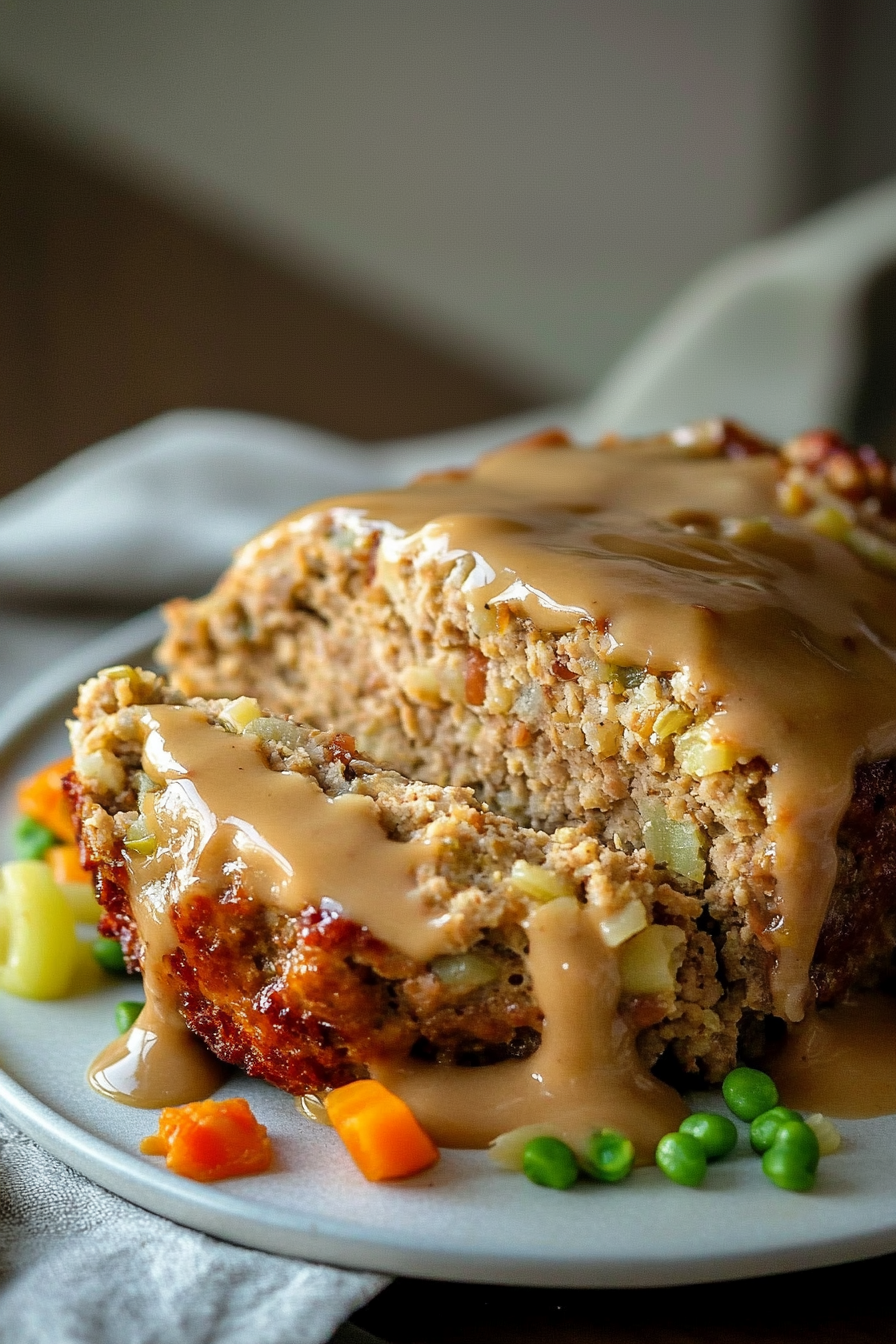 Homemade Turkey Stuffing Meatloaf