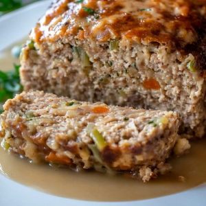 Homemade Turkey Stuffing Meatloaf