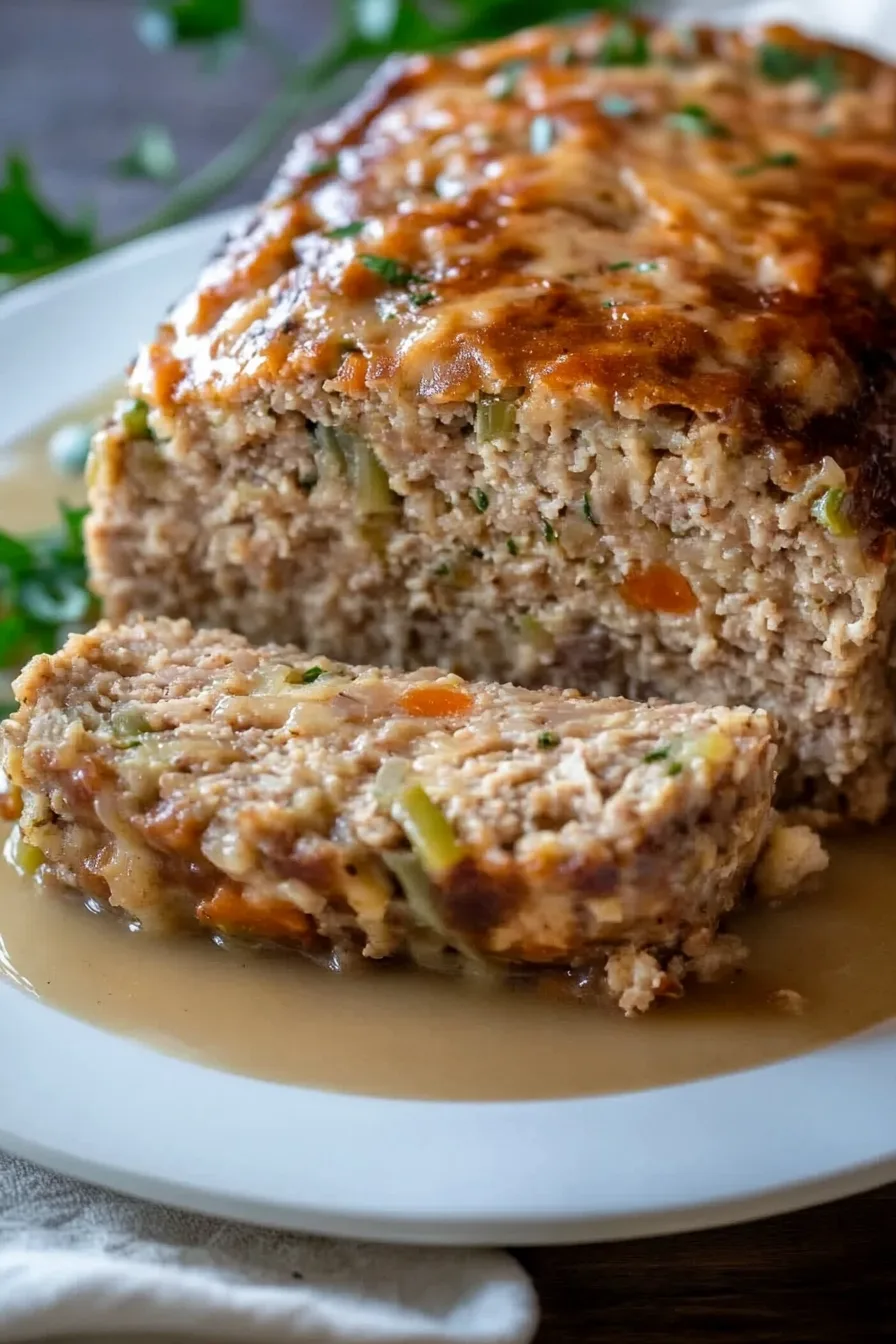 Homemade Turkey Stuffing Meatloaf