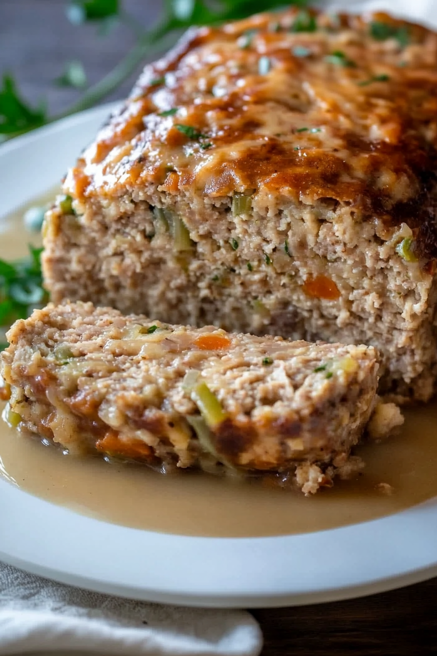 Homemade Turkey Stuffing Meatloaf