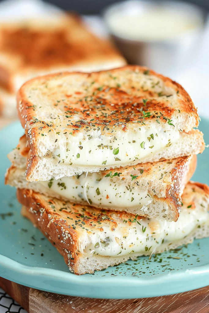 White Pizza Grilled Cheese Sandwiches Recipe