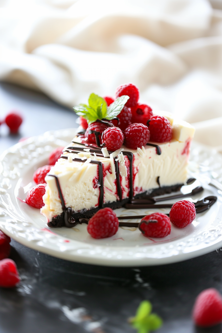 White Chocolate Raspberry Cheesecake Recipe