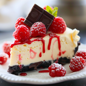 White Chocolate Raspberry Cheesecake Recipe