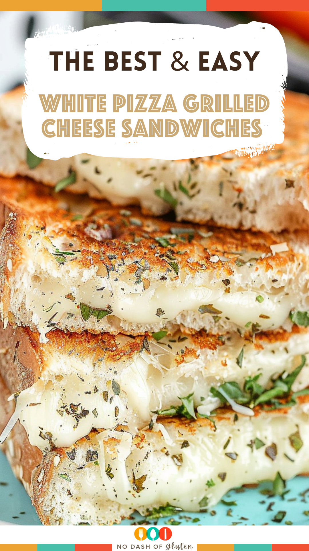 White Pizza Grilled Cheese Sandwiches Recipe