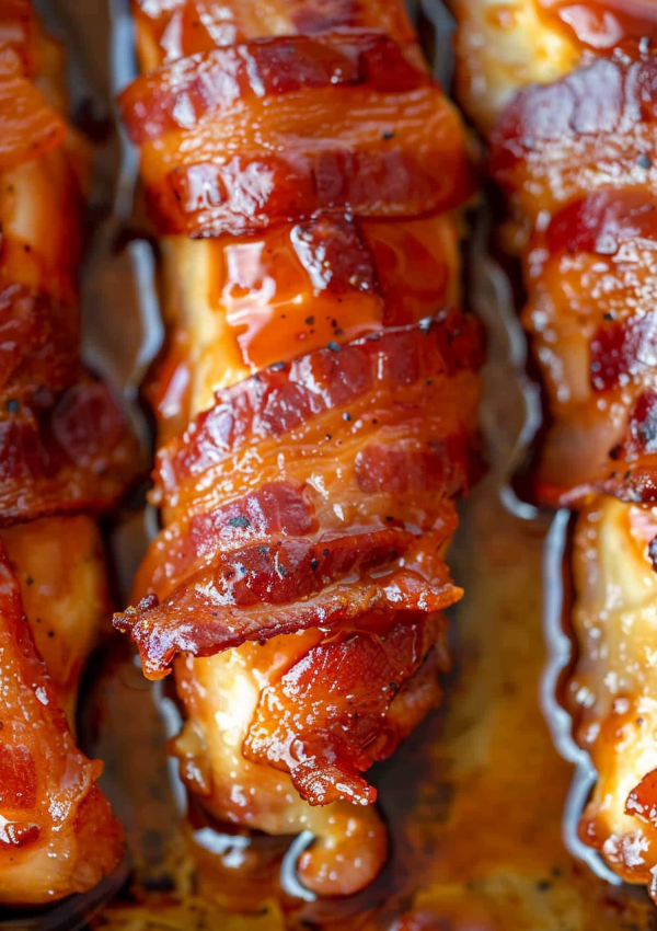Bacon Brown Sugar Chicken Tenders Recipe
