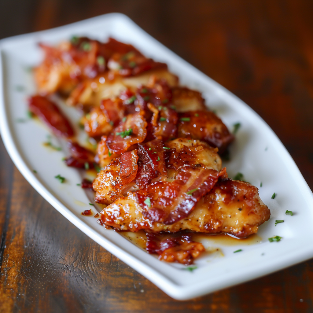 Bacon Brown Sugar Chicken Tenders Recipe