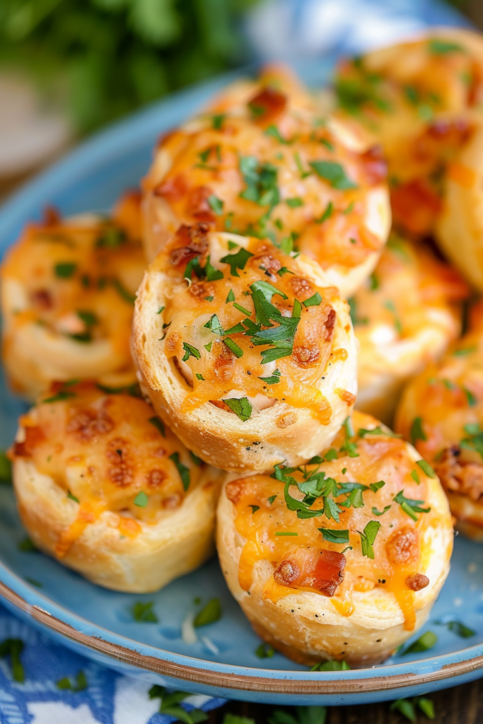 Baked Crack Chicken Pinwheels