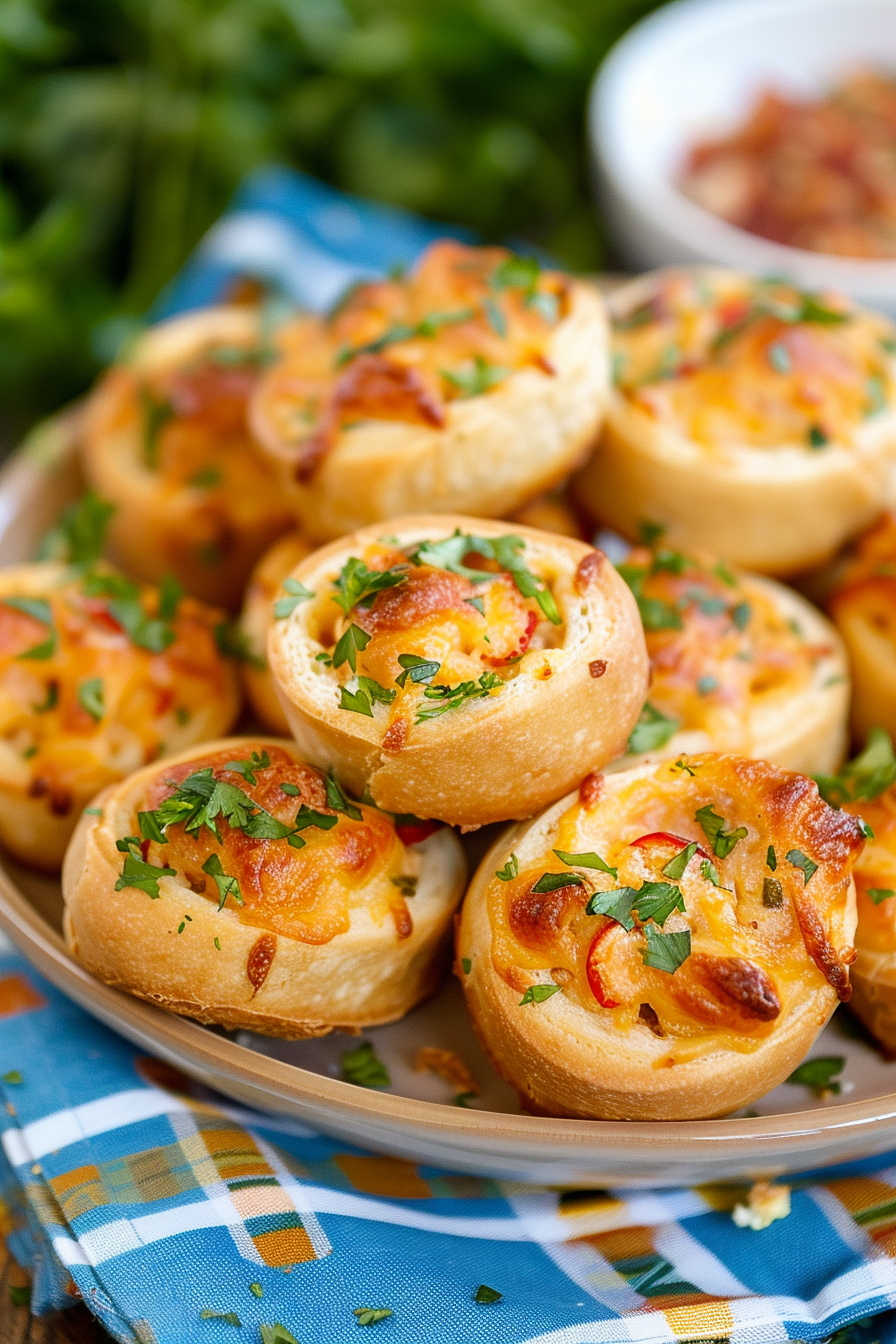 Baked Crack Chicken Pinwheels