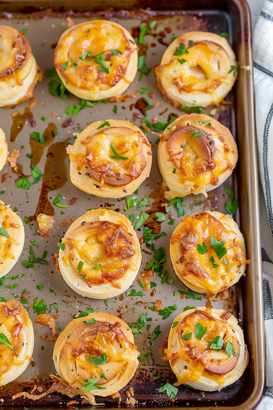 Baked Crack Chicken Pinwheels