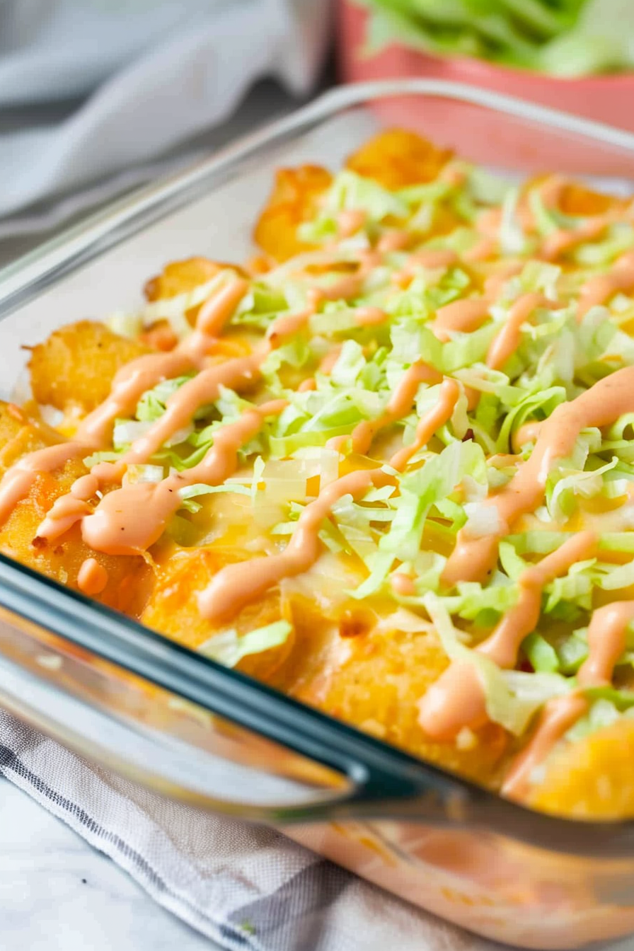 Big Mac Tater Tot Casserole