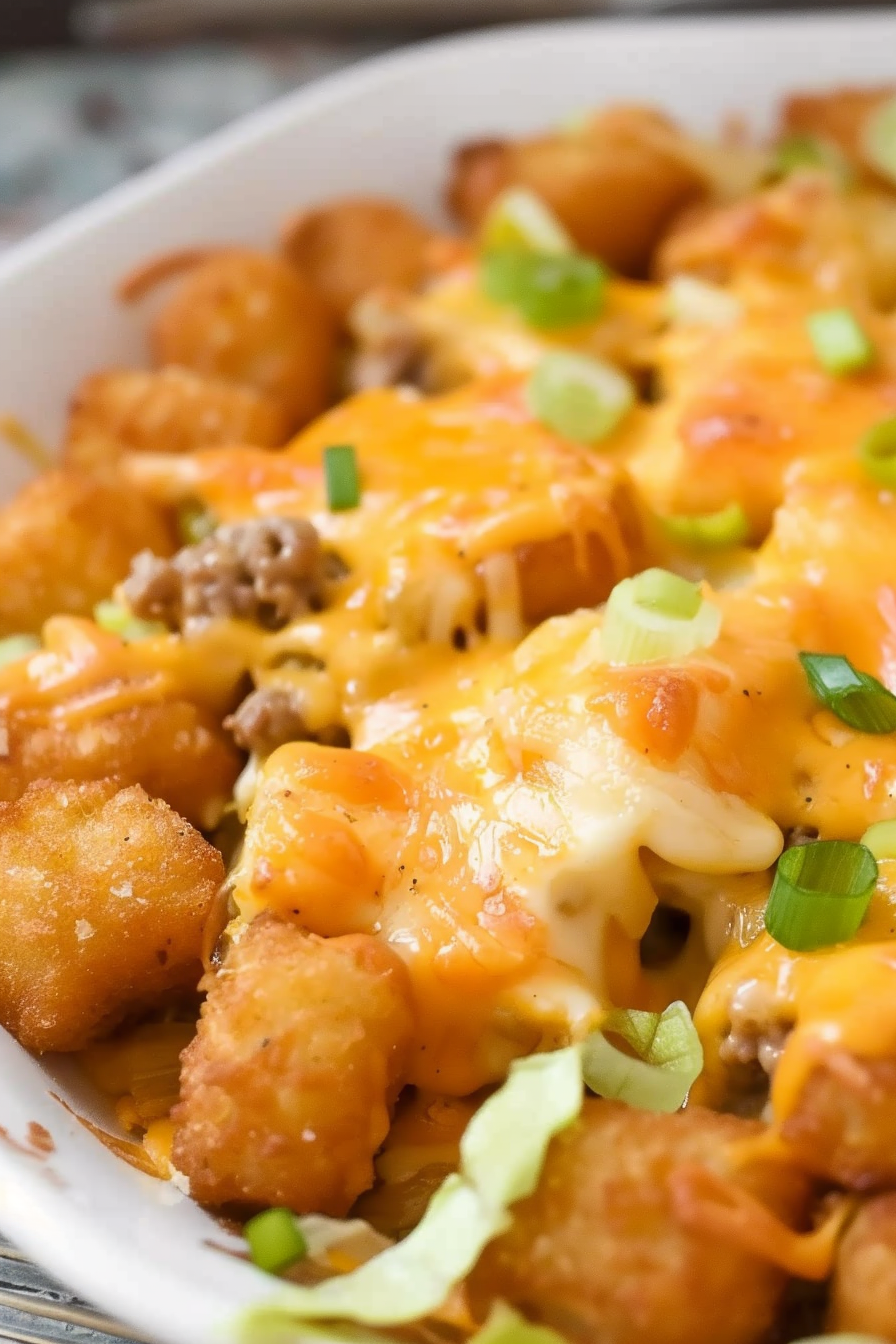 Big Mac Tater Tot Casserole