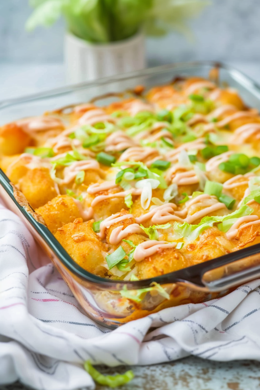 Big Mac Tater Tot Casserole