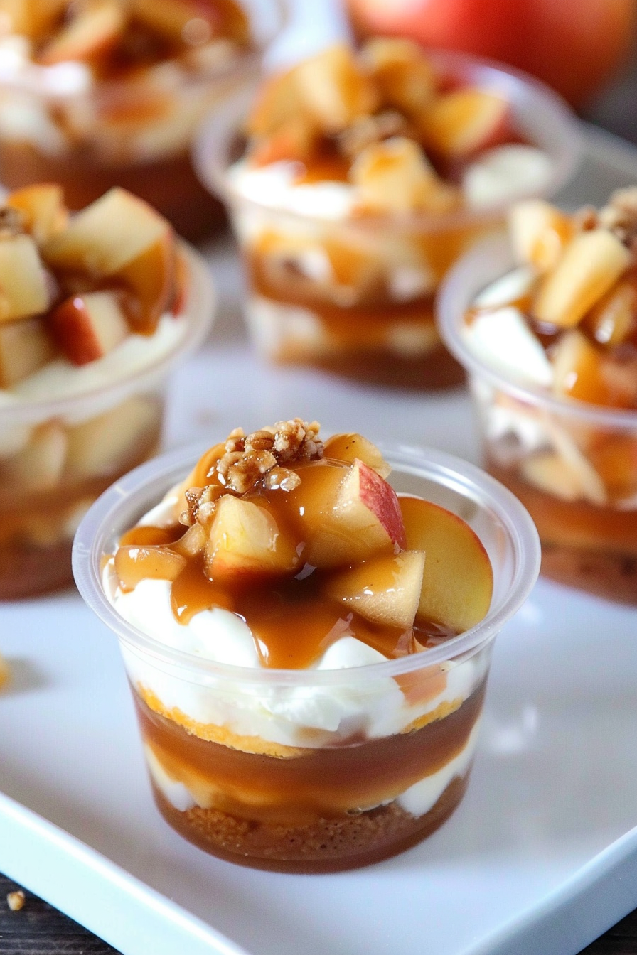 Caramel Apple Dessert Cups