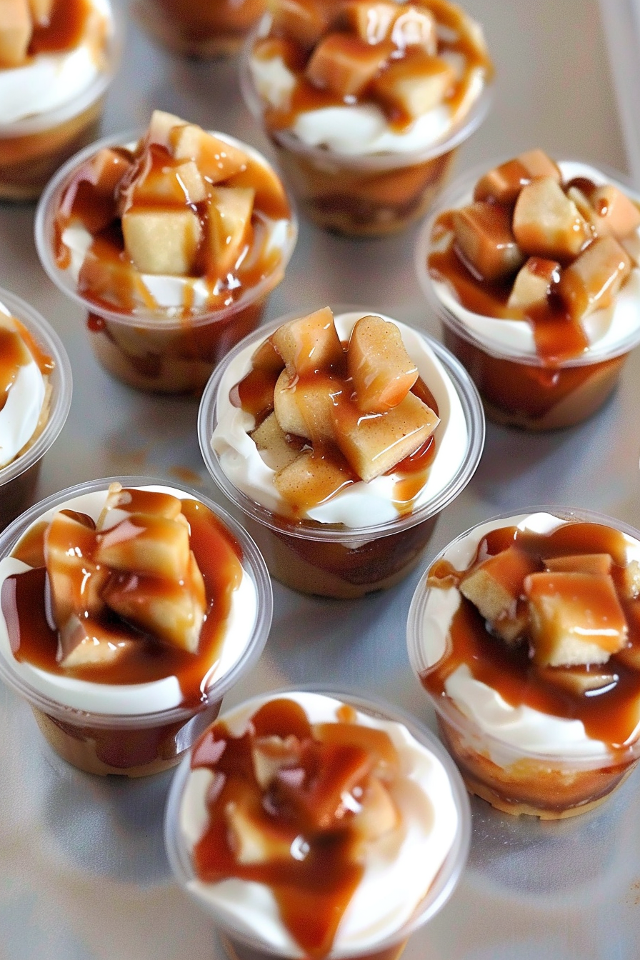 Caramel Apple Dessert Cups