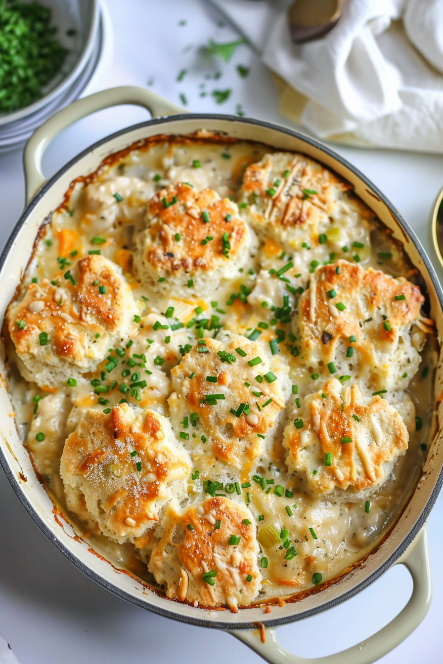 Cheddar Bay Biscuit Chicken Pot Pie Recipe