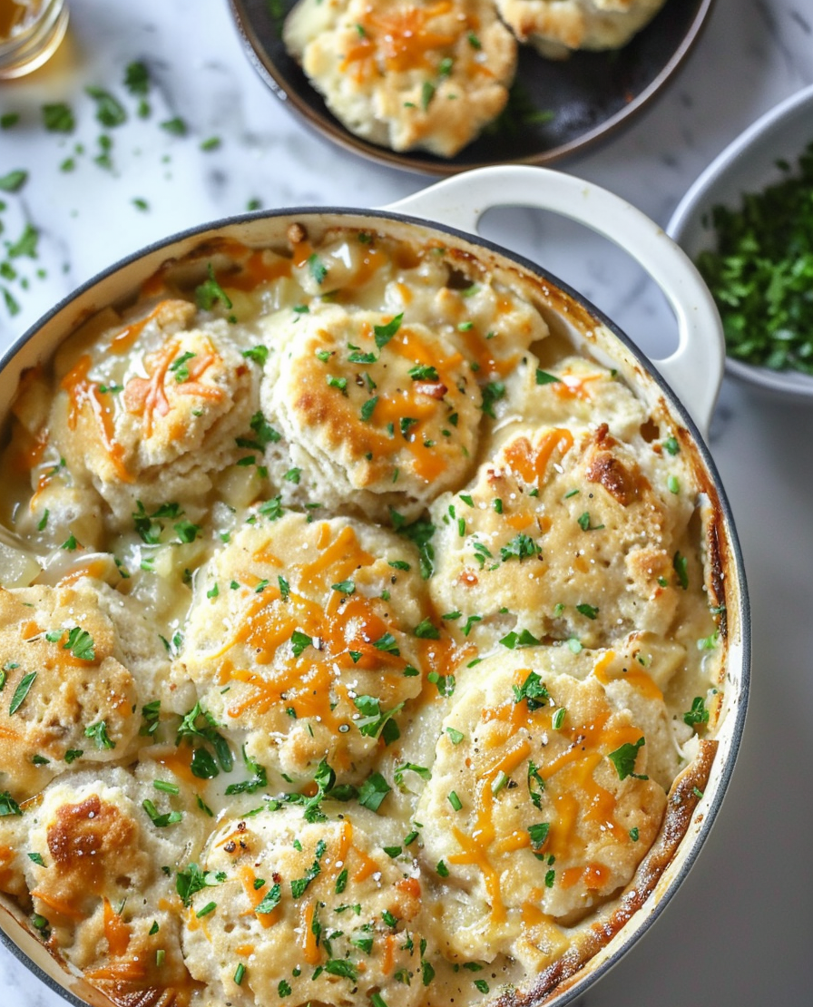 Cheddar Bay Biscuit Chicken Pot Pie Recipe