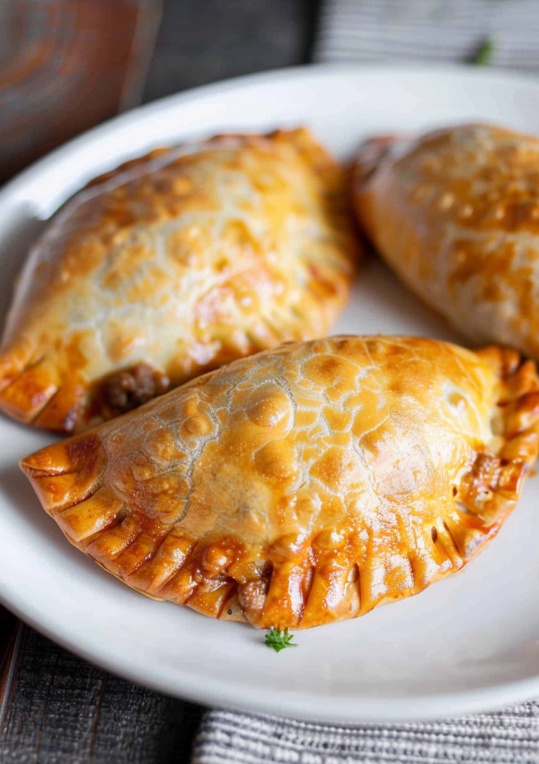 Homemade Cheesy Beef Empanadas