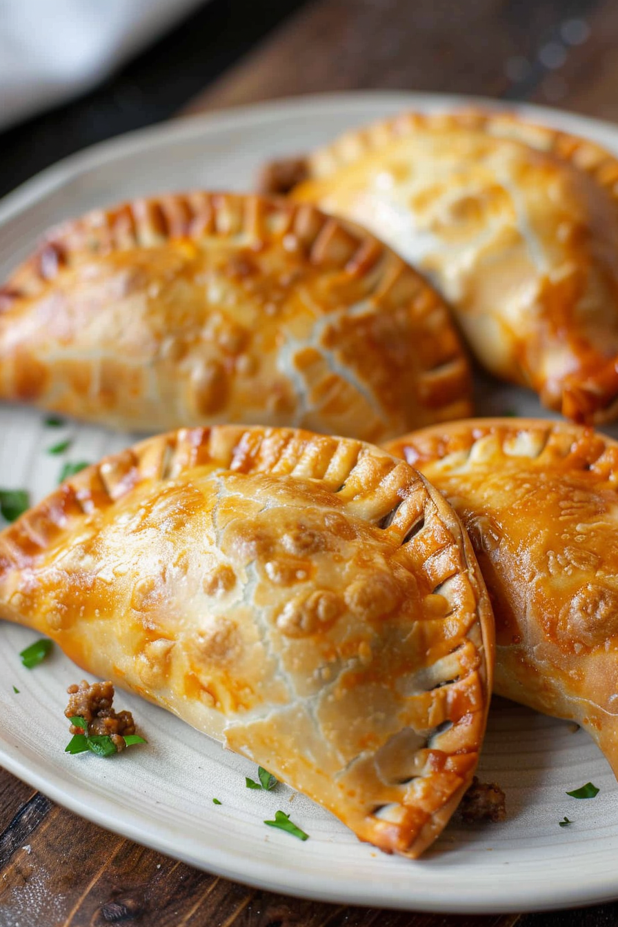 Homemade Cheesy Beef Empanadas