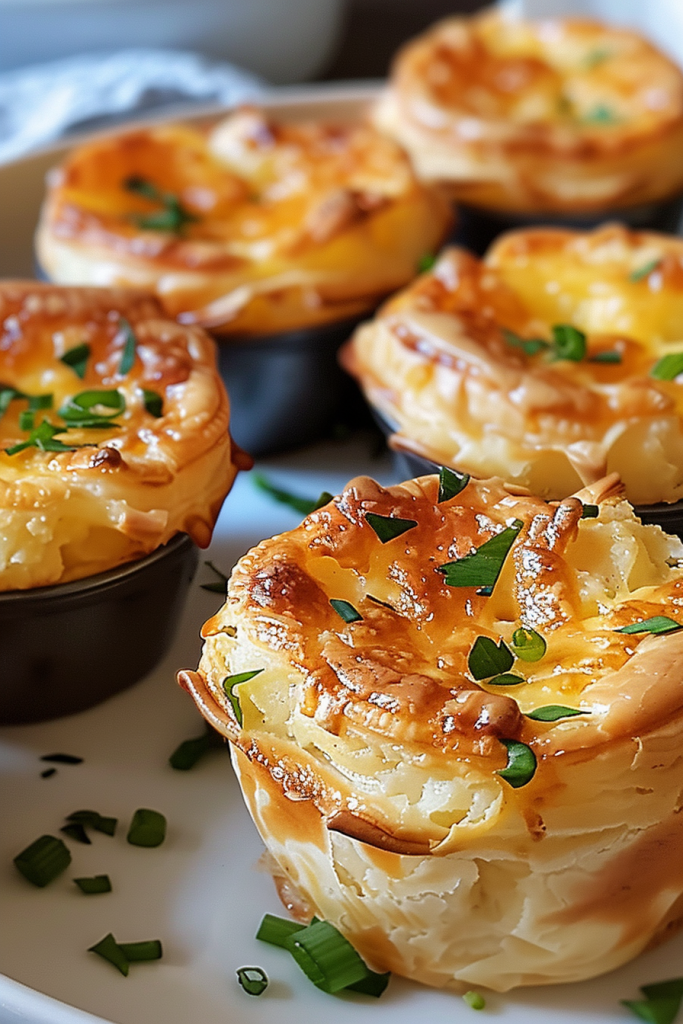 Easy Cheesy Mashed Potato Puffs