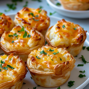 Easy Cheesy Mashed Potato Puffs