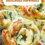 Cheesy Spinach and Artichoke Pinwheels