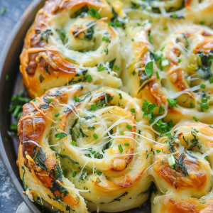 Cheesy Spinach and Artichoke Pinwheels