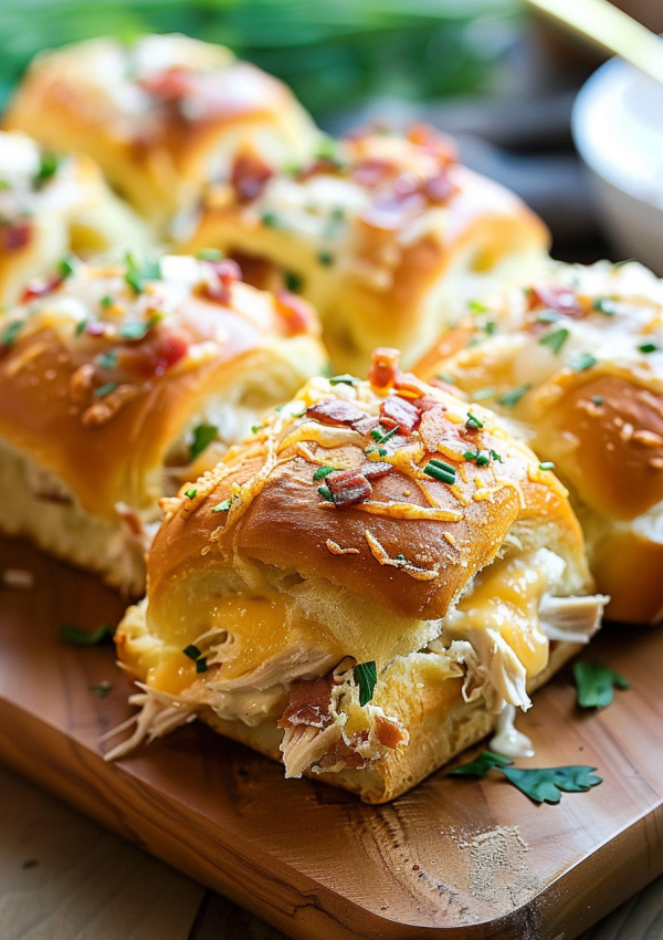 Chicken Bacon Ranch Pull Apart Rolls