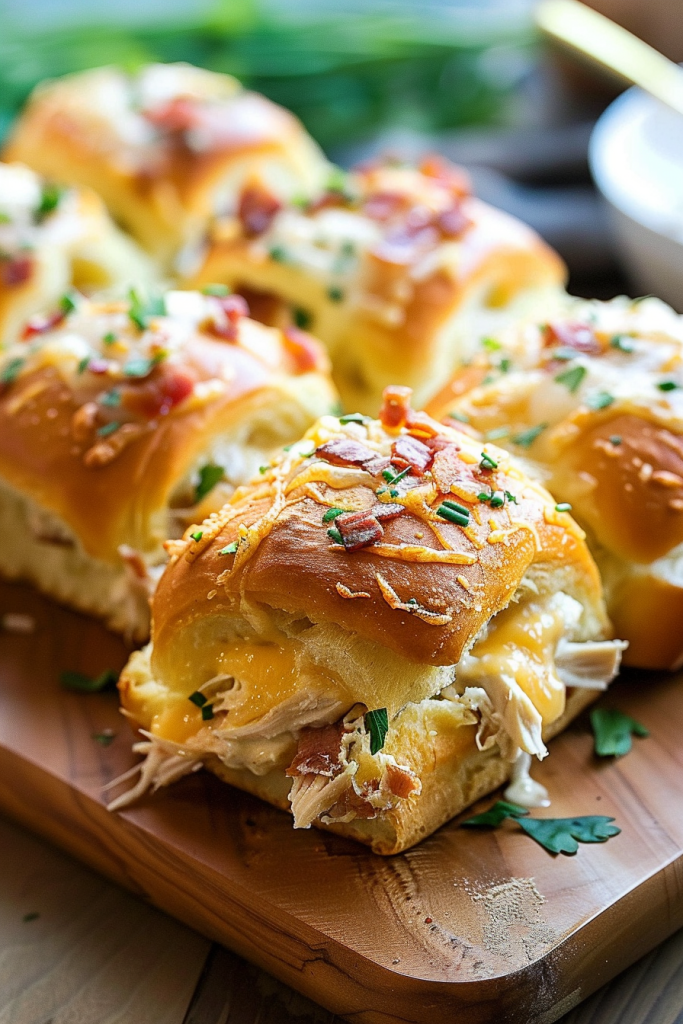 Chicken Bacon Ranch Pull Apart Rolls