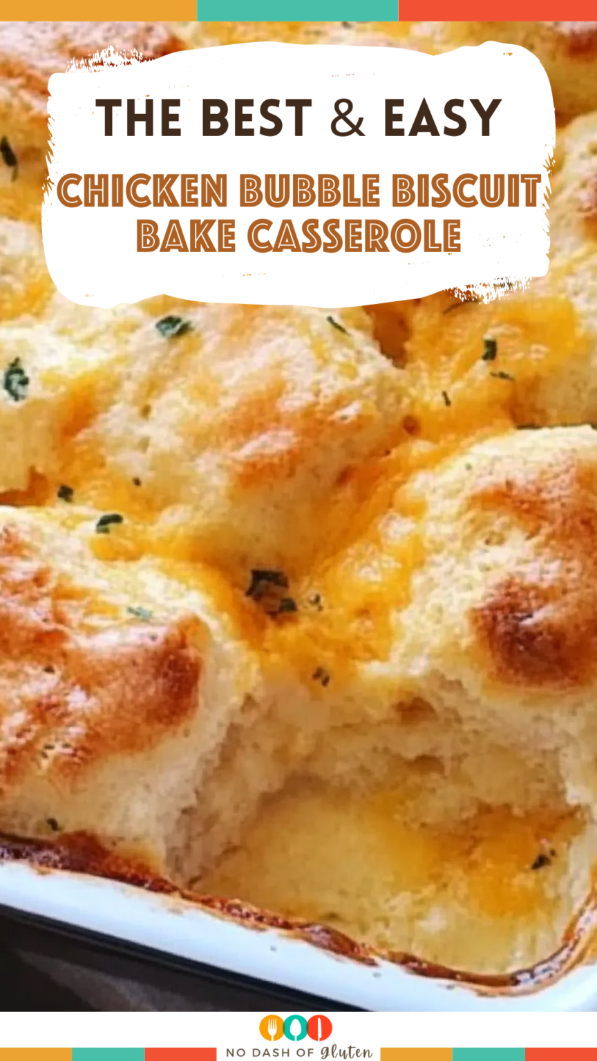 Chicken Bubble Biscuit Bake Casserole