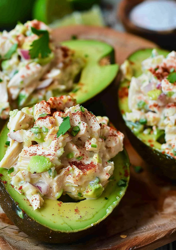 Chicken Salad Stuffed Avocado Recipe