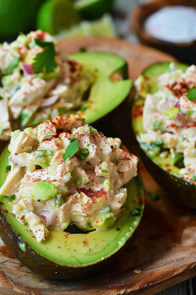 Chicken Salad Stuffed Avocado Recipe