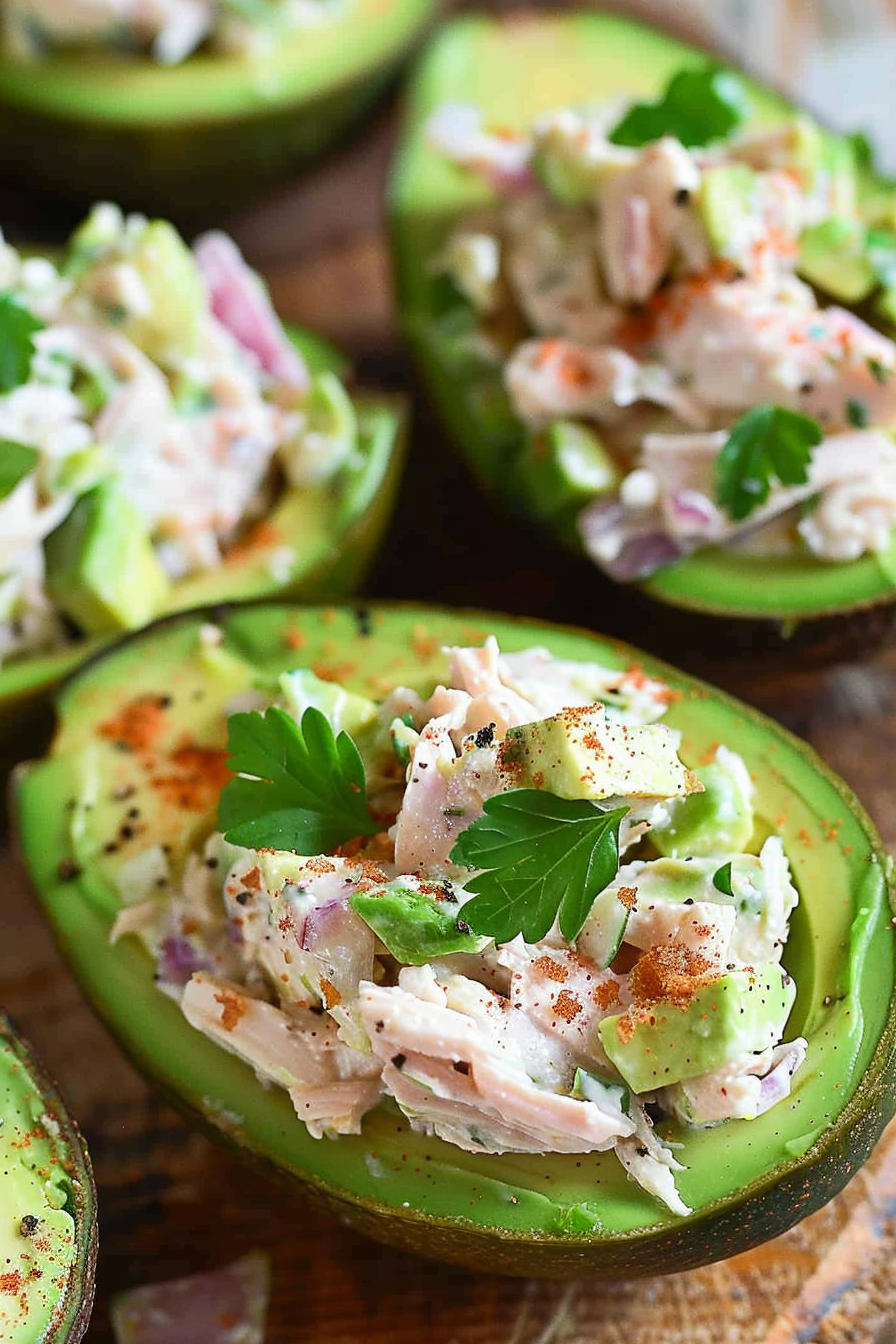 Chicken Salad Stuffed Avocado Recipe