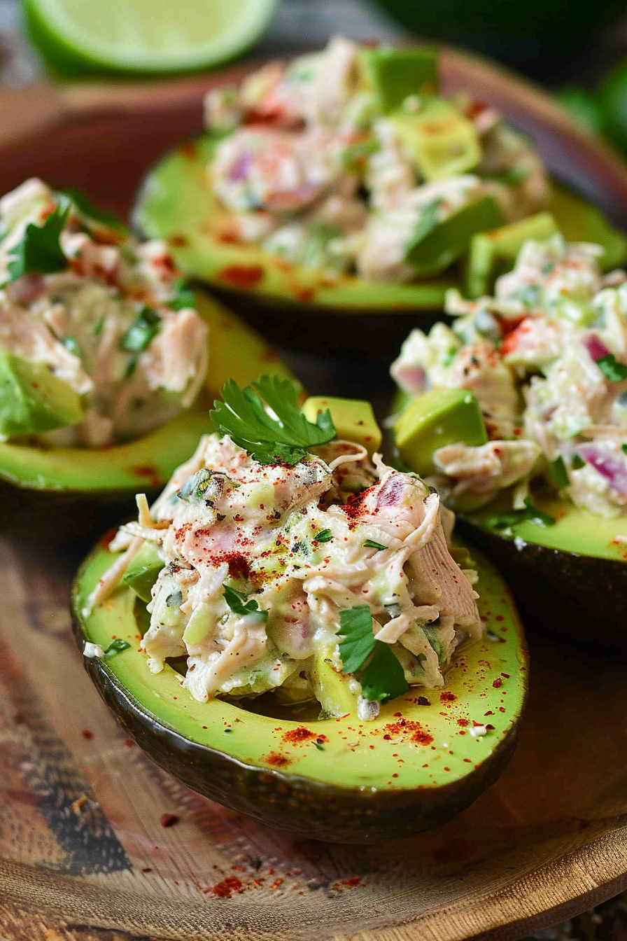 Chicken Salad Stuffed Avocado Recipe