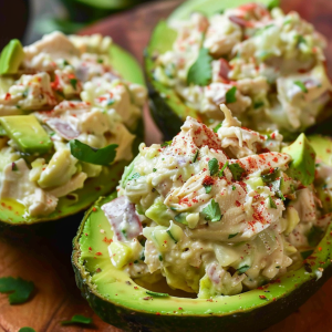 Chicken Salad Stuffed Avocado Recipe