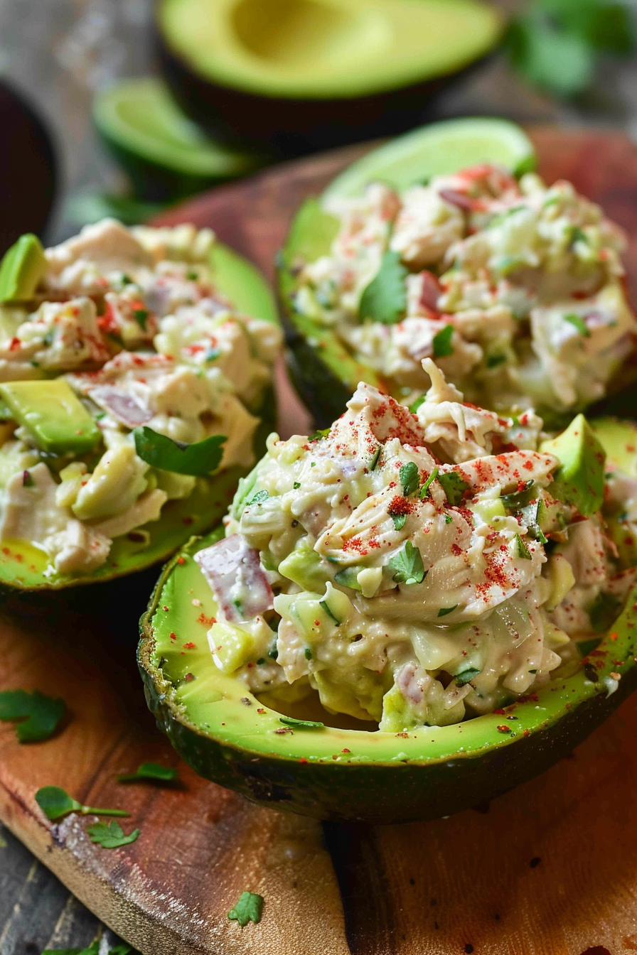 Chicken Salad Stuffed Avocado Recipe