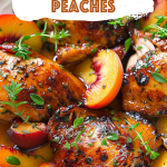 Savory Chicken with Peaches