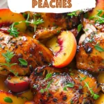Savory Chicken with Peaches