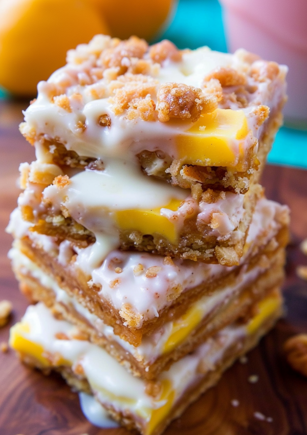 Classic Peaches and Cream Bars