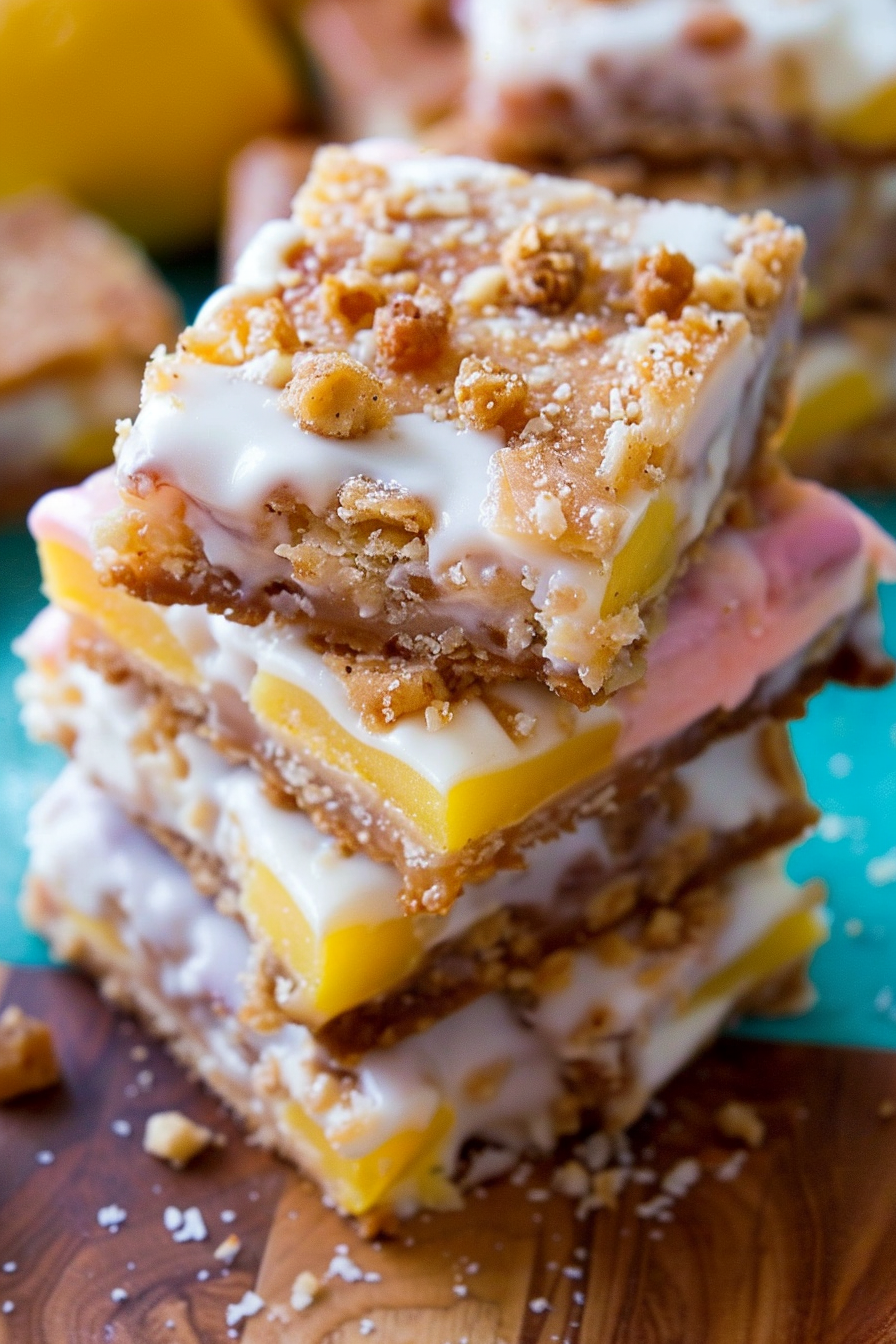 Classic Peaches and Cream Bars