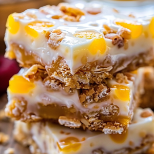 Classic Peaches and Cream Bars