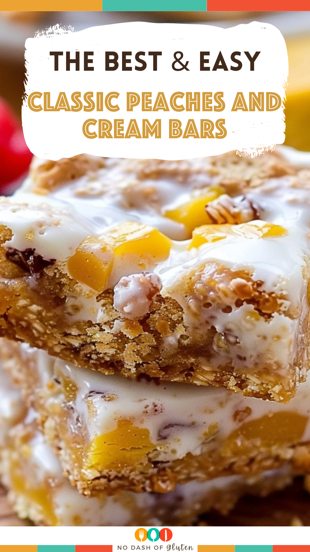 Classic Peaches and Cream Bars