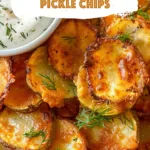 Crispy Cheesy Dill Pickle Chips