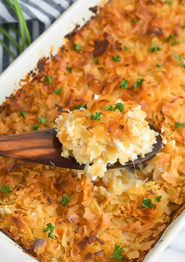 Easy Chicken Hashbrown Casserole Recipe