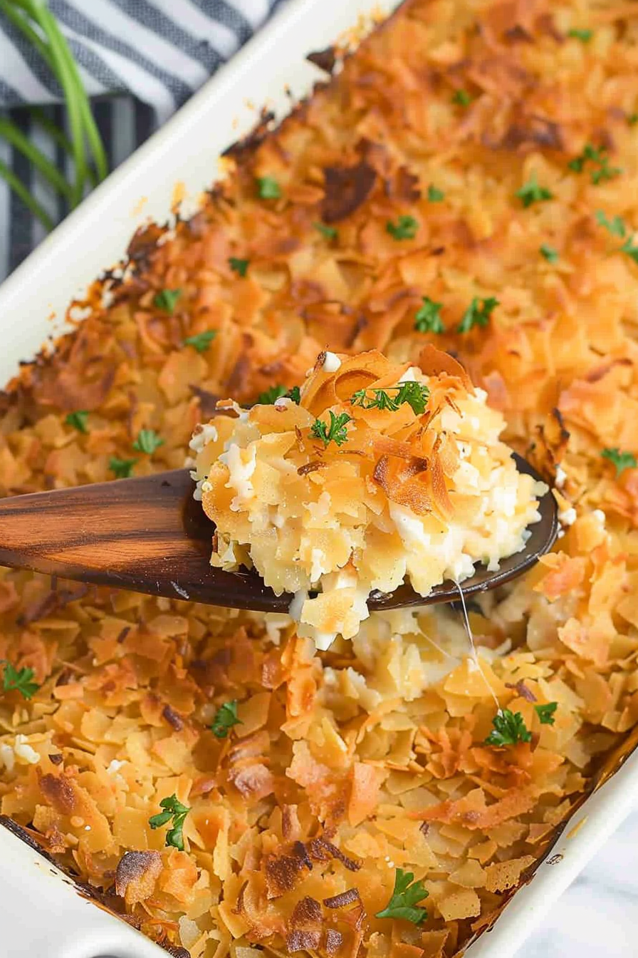 Easy Chicken Hashbrown Casserole Recipe