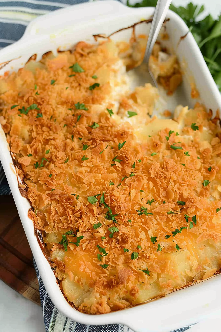 Easy Chicken Hashbrown Casserole Recipe