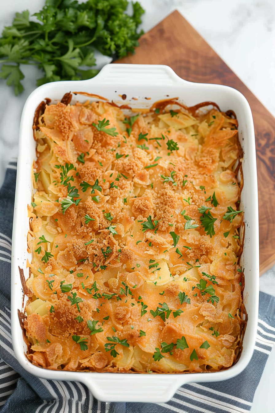 Easy Chicken Hashbrown Casserole Recipe