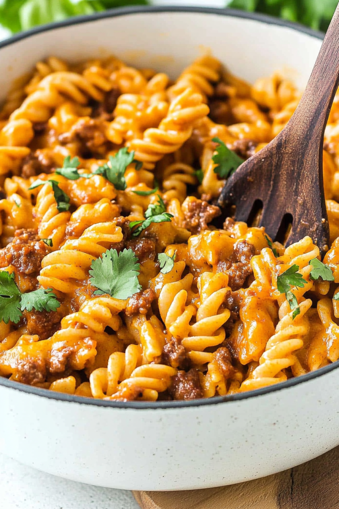 Easy Enchilada Pasta